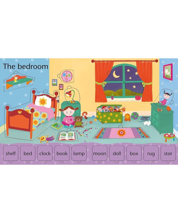 Дополнительное изображение книги «Lift-the-Flap Word Book Книга с окошками - Слова /Книги на английском языке»