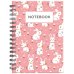 Тетрадь в твердом переплете. Розовые кролики. А5, 120 стр.