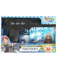 Пистолет свет-звук, кор.22*14*4,2см ИГРАЕМ ВМЕСТЕ в кор.2*60шт