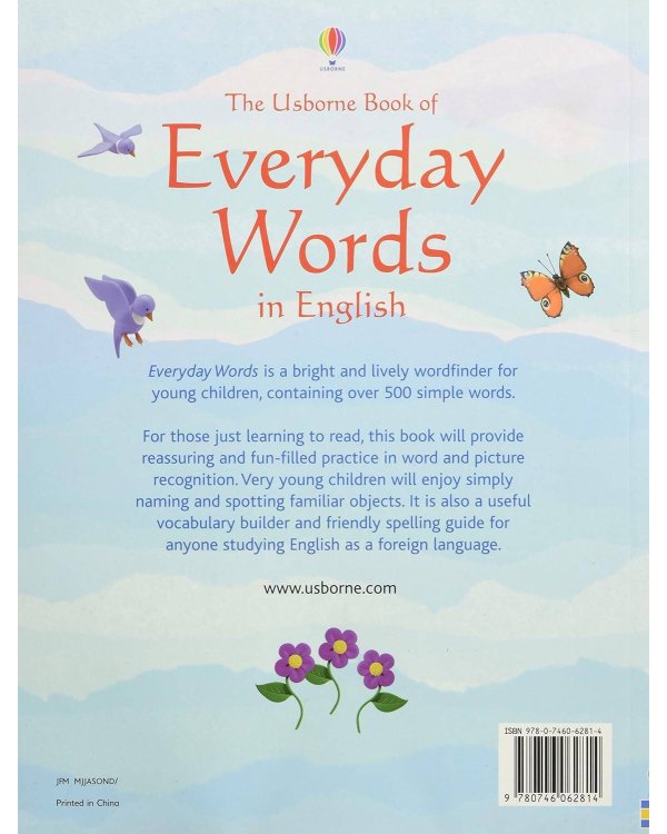 Дополнительное изображение книги «Everyday words in English Повседневные слова на английском языке /Книги на английском языке»