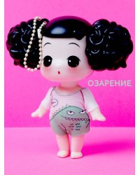 Кукла-брелок Эмоции Озарение пупс, 9 см, пакет