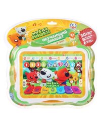 Обучающий планшет на бат., свет+звук, 20 загадок и песен, "мимимишки" в пласт. "Умка" в кор.2*24шт