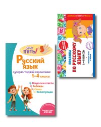 Комплект Все правила по русскому языку. 1–4 классы