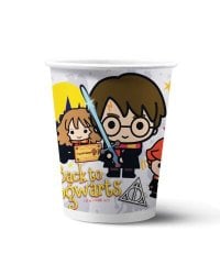 Harry Potter. Набор бумажных стаканов, 6 шт*205 мл (чиби)