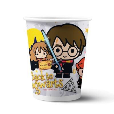 Набор стаканов (ND Play) Harry Potter. Набор бумажных стаканов, 6 шт*205 мл (чиби)