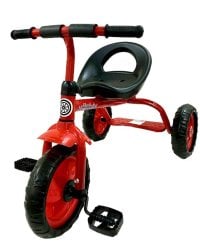 Трёхколёсный велосипед (красный,пер.кол.25см,зад.кол.20см,EVA) ( Арт. ВЛ-0863) кратно 6