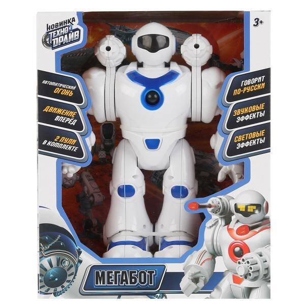 Робот на бат. свет+звук, русс. чип, стреляет в русс. кор. 23*9*28см ТЕХНОДРАЙВ в кор.2*18шт