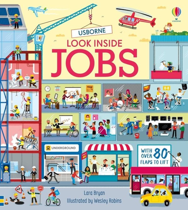 Обложка книги «Look Inside Jobs Внутри профессии /Книги на английском языке», ISBN 9781474968898