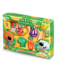 Набор овощей, Ми-ми-мишки 9 предметов, кор.29,5*22*5,5см ИГРАЕМ ВМЕСТЕ в кор.2*24шт