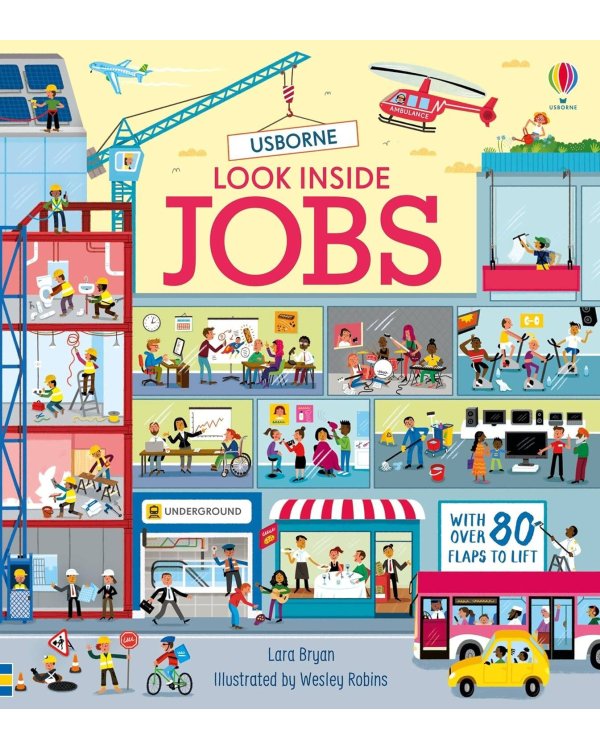 Дополнительное изображение книги «Look Inside Jobs Внутри профессии /Книги на английском языке»