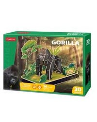 3D пазл Горилла, 34 детали