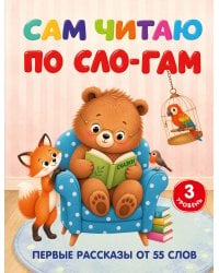 Сам читаю по слогам. Первые рассказы от 55 слов. 3 уровень
