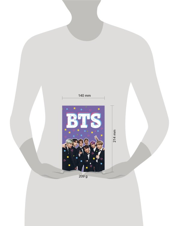 Блокнот BTS. Твой яркий проводник в корейскую культуру! (формат А5, мягкая обложка)