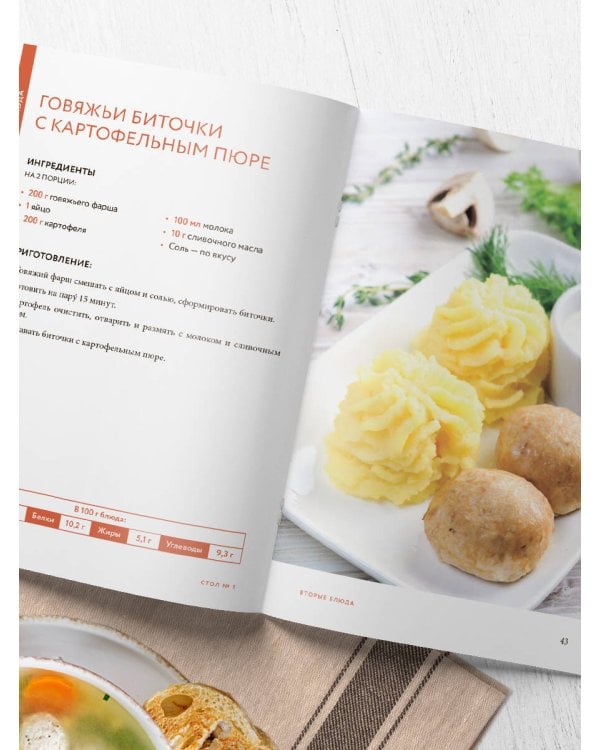 Стол №1. Блюда при гастрите