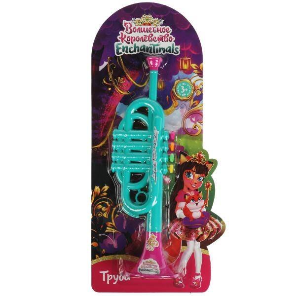 МУЗЫКАЛЬНЫЕ ИГРУШКИ (Умка) Труба ЭНЧАНТИМАЛС блист.22,4*48*10см ИГРАЕМ ВМЕСТЕ в кор.24шт