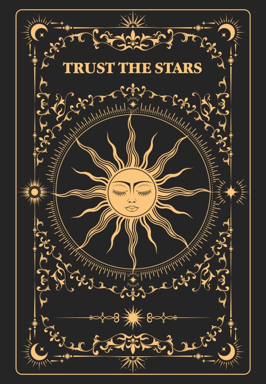 Trust the stars. Ежедневник недатированный (А5, 72 л.)