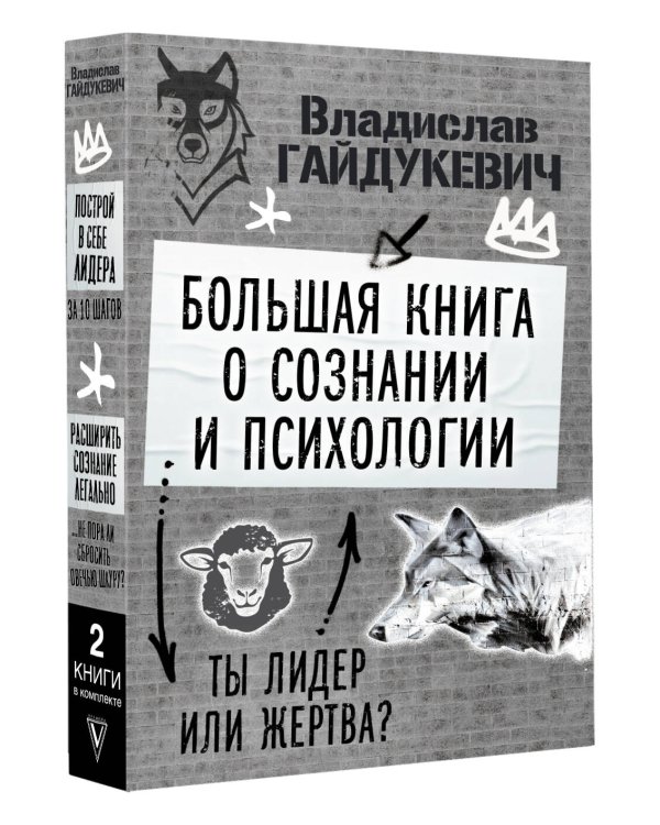 Большая книга о сознании и психологии: ты лидер или жертва?