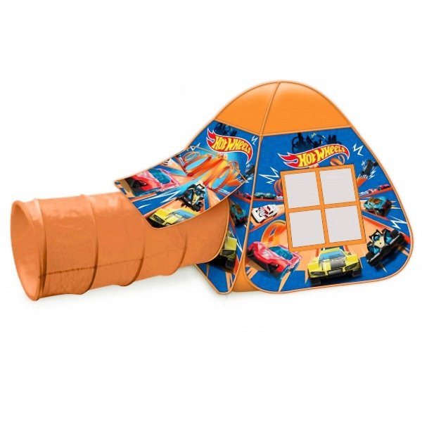 Палатка детская игровая ХОТ ВИЛС с тоннелем, 87x95x95,46x100см, в сумке Играем вместе в кор.10шт