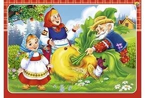 ПАЗЛЫ-РАМКИ 150 х 210 мм (Рыжий Кот) ПАЗЛ-РАМКА. 12 элементов. 15х21 см РЕПКА (Арт. П-0455)