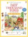 Обложка книги «First Thousand Words in English Sticker Book Первая тысяча английских слов стикербук  /Книги на английском языке», ISBN 9781409570400