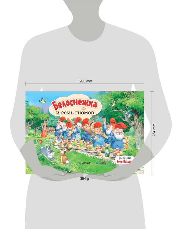 Белоснежка и семь гномов. Рис. Т. Вульфа