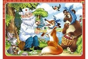 ПАЗЛЫ-РАМКИ 150 х 210 мм (Рыжий Кот) ПАЗЛ-РАМКА. 12 элементов. 15х21 см СКАЗКА № 80 (Арт. П-0451)