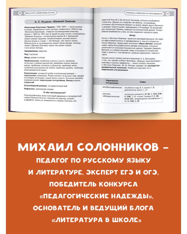Литература за час