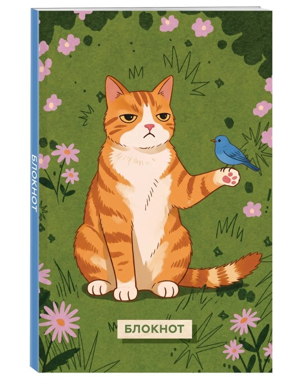 Блокнот с котом. Терплю как могу (А5, мягкая обложка, 64 л.)