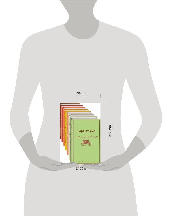 Новогоднее настроение (комплект из 7 книг: "Лето, прощай", "Над пропастью во ржи", "Маленькие женщины" и др)