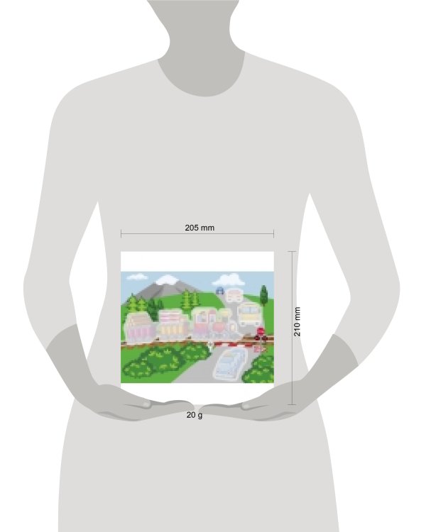 Многоразовые водные раскраски.Выпуск 4 (Паровозик)