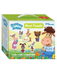 Мозаика "puzzle" 6в1 "Буренка Даша" (RIKI)