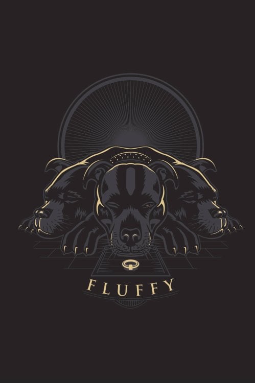 Трехголовый пес. Блокнот (А5, 32 л., прошитый цветными нитками, тиснение фольгой)