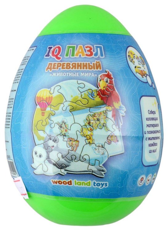 Игровые наборы (Ковальский) Игровой набор «IQ Пазл. Животные мира», (без карамели), 136102