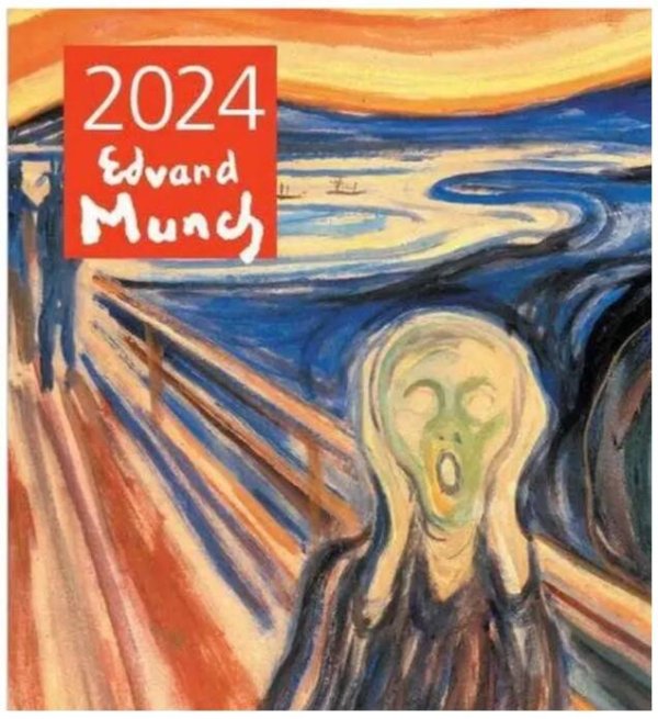 Эдвард Мунк. Календарь настенный на 2024 год (300х300 мм)