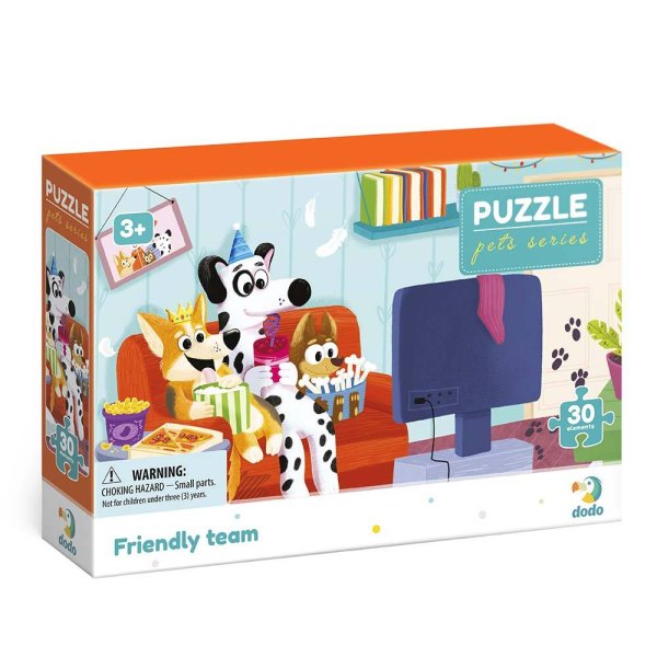 Пазлы 30 элементов (Ярасту) Пазл "Дружная команда" 30 элементов