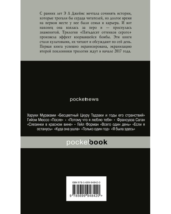 Дополнительное изображение книги «Пятьдесят оттенков серого»