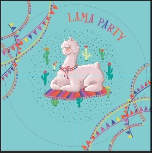 Тарелка бумажная Гонки (17 см. 6 шт.) флоупак, ПФ 3   ФЛ-8253