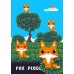 Fox pixel. Тетрадь школьная в мягкой обложке, 48 л.