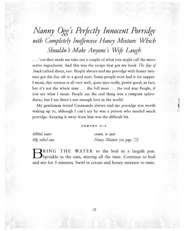 Nanny Ogg Cookbook (Terry Pratchett)  Поваренная книга нянюшки Огг (Терри Пратчетт) /Книги на английском языке