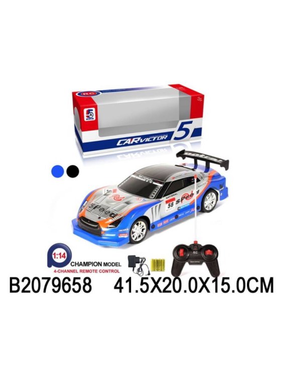 Машинка на р/у "Формула 1" (31,5х13х10 см)(аккум.4.8V в компл,2*АА не в компл.,в кор.) (Арт.2079658)