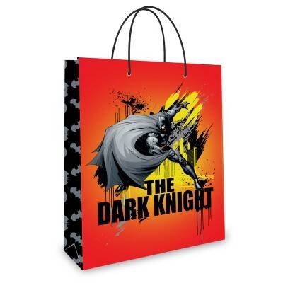 Batman. Пакет подарочный малый (оранжевый), 180*223*100 мм