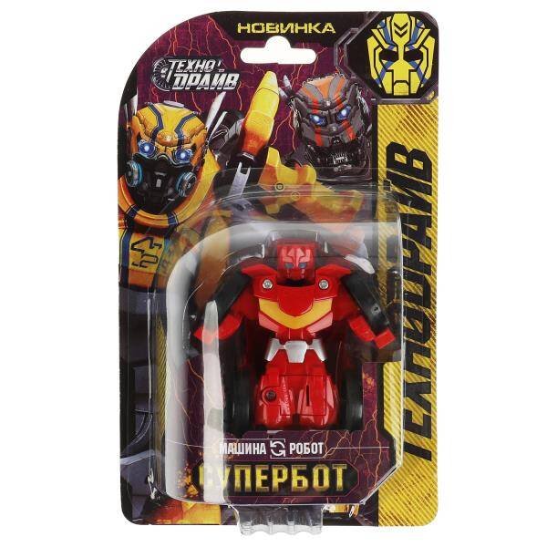 РОБОТЫ ТРАНСФОРМИРУЮЩИЕСЯ (Умка) Робот трансформирующийся в машину, блист.13*21*6см ТЕХНОДРАЙВ в кор.2*96шт