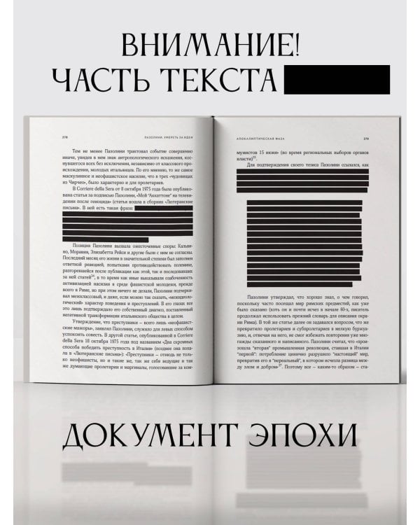 Пазолини. Умереть за идеи