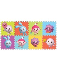 КОВРИК-ПАЗЛ "ИГРАЕМ ВМЕСТЕ" "МАЛЫШАРИКИ" 8 СЕГМЕНТОВ, КАЖДЫЙ 31.5*31.5СМ В ПАК. в кор.12шт