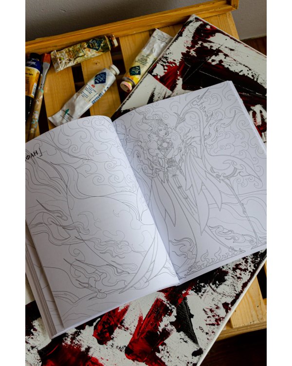 Девять сыновей Дракона. Фэнтези-раскраска по мотивам китайской мифологии