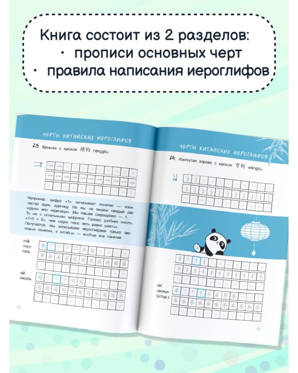 Китайские иероглифы: первые прописи для начинающих