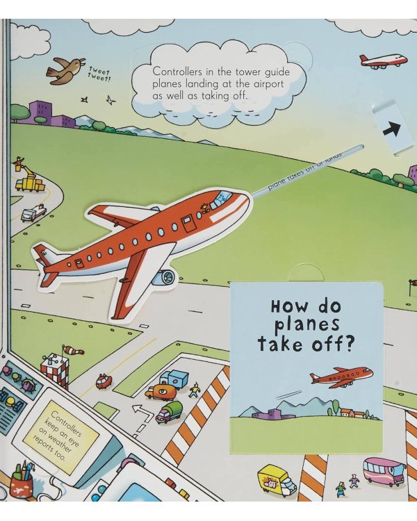 Дополнительное изображение книги «Look Inside an airport внутри аэропорта /Книги на английском языке»