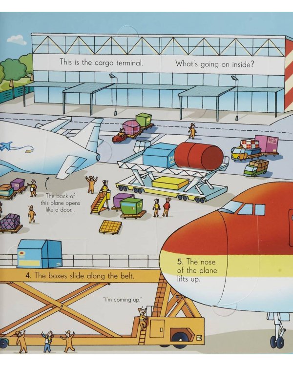 Дополнительное изображение книги «Look Inside an airport внутри аэропорта /Книги на английском языке»