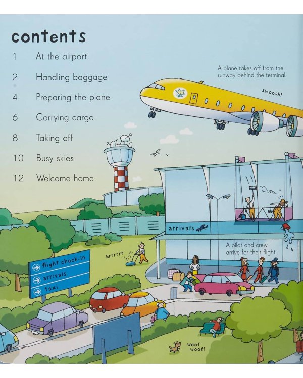 Дополнительное изображение книги «Look Inside an airport внутри аэропорта /Книги на английском языке»