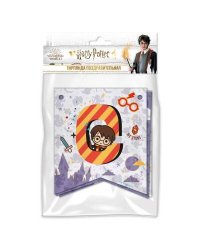 Harry Potter. Гирлянда поздравительная "С Днем рождения!" (чиби)